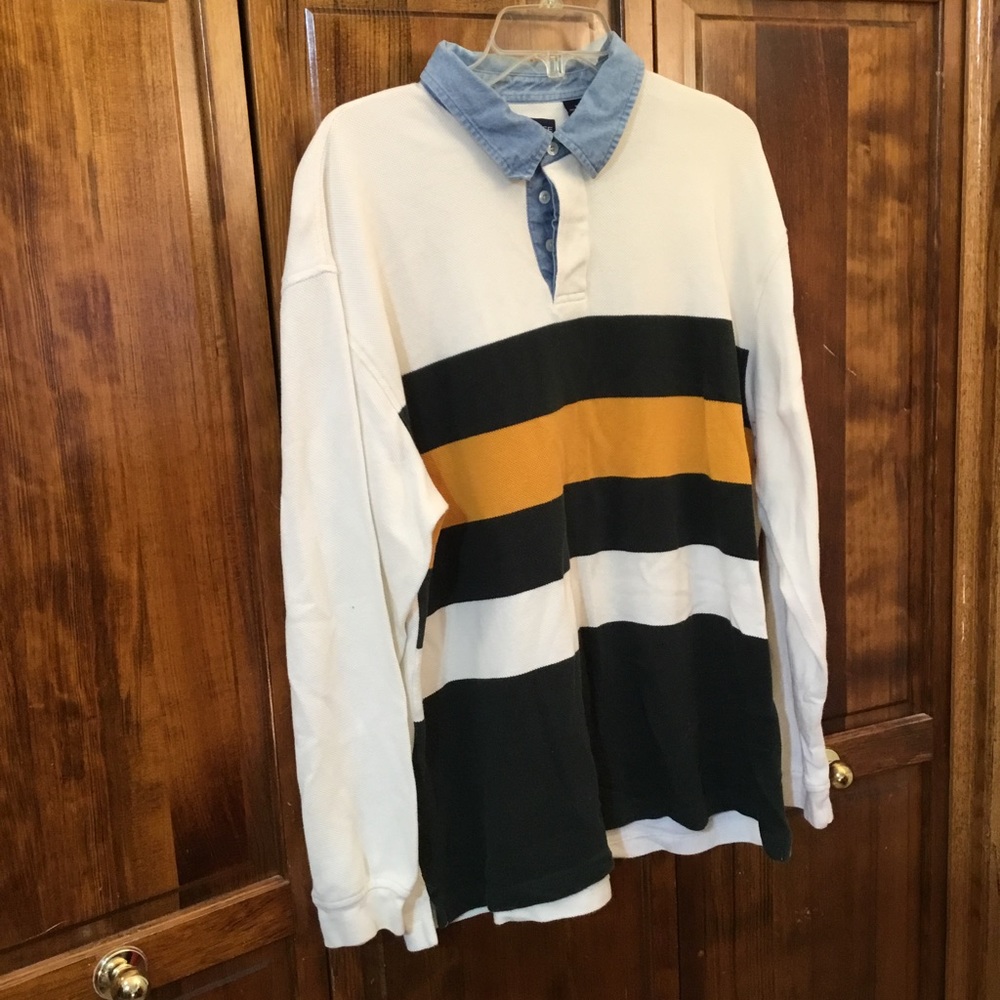Roundtree and Yorke long sleeve polo, size XL cotton